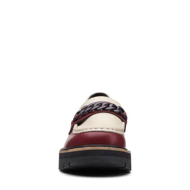 Clarks Orianna Edge Loafers Dames Donkerrood | CLK826BOS